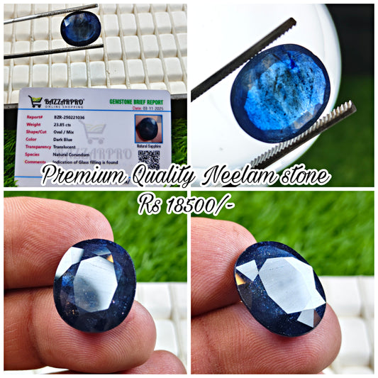 Neelam With Lab Certificate