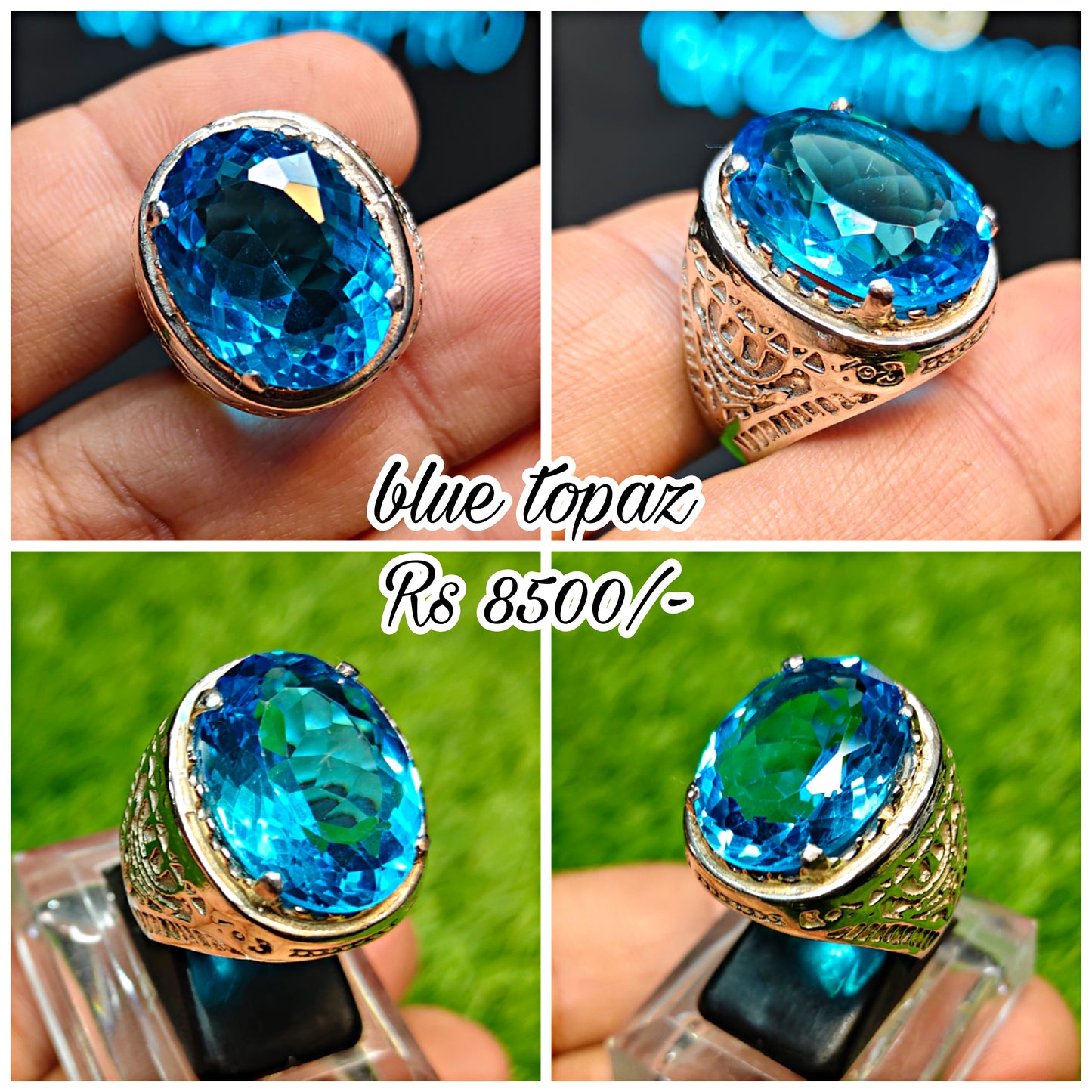 Blue Topaz Ring