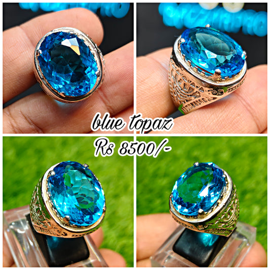 Blue Topaz Ring