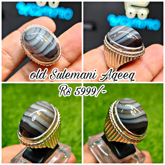 Old Sulemani Aqeeq Ring