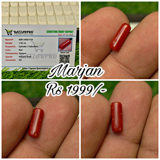 Marjan With Lab certificate