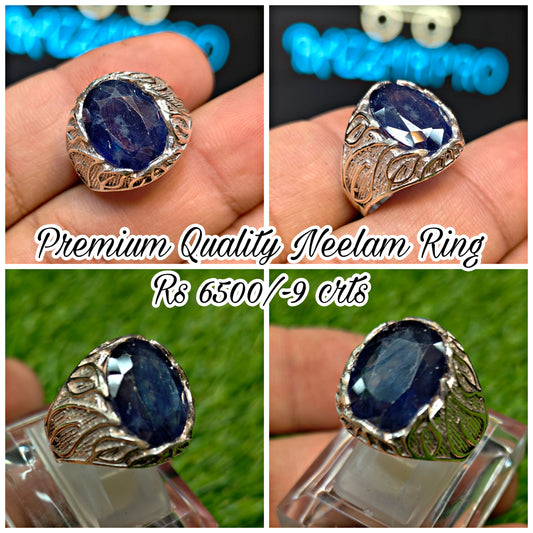 Premium Quality Neelam Ring