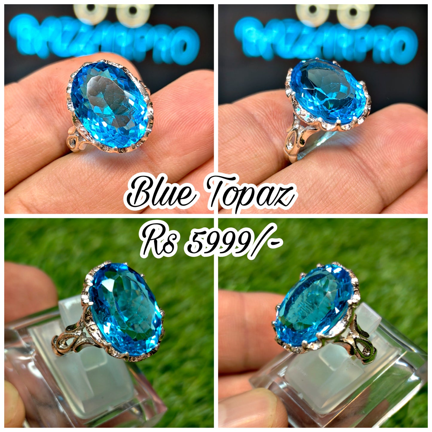 Blue Topaz Ring