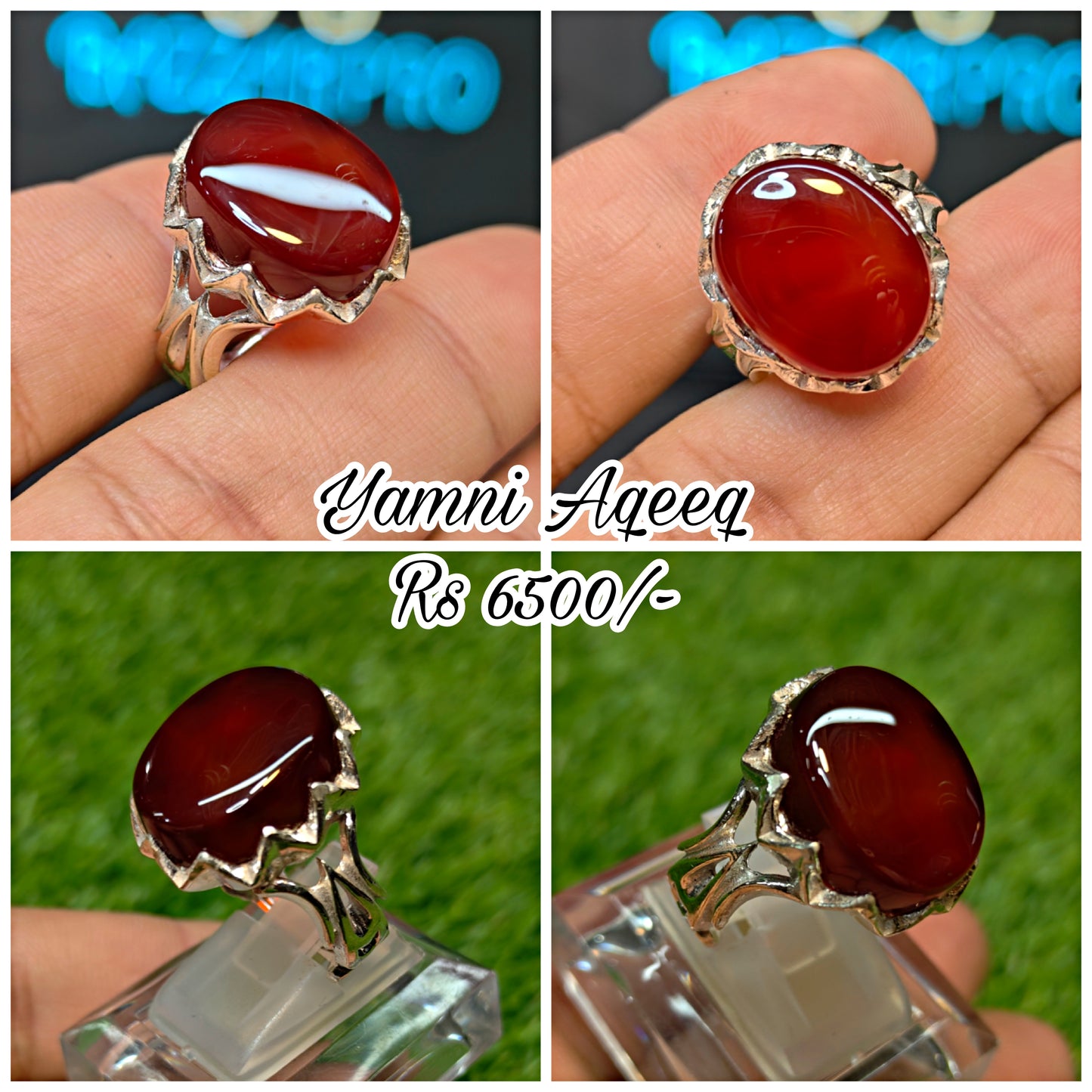 Premium Quality Yamni Aqeeq Ring