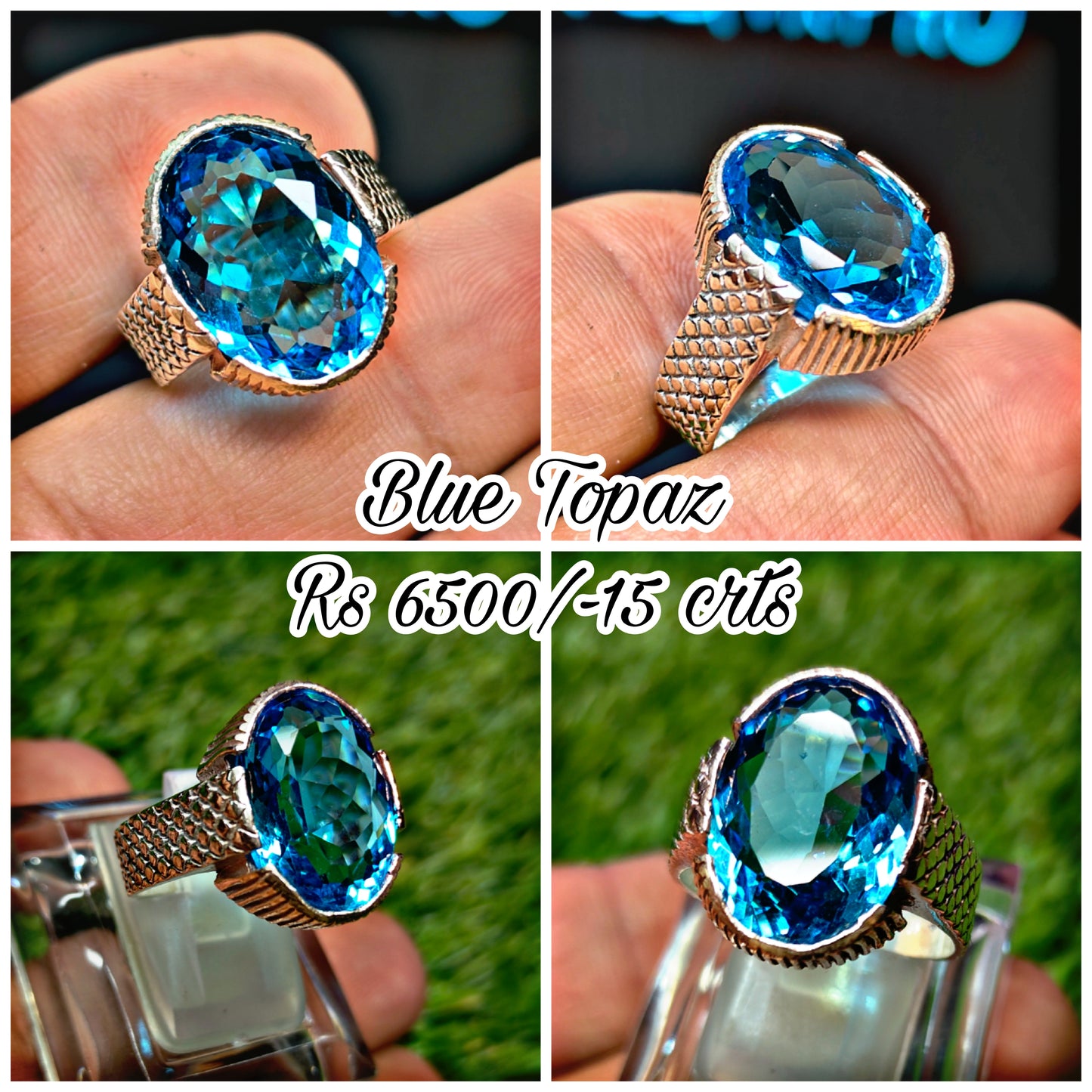 Blue Topaz Ring