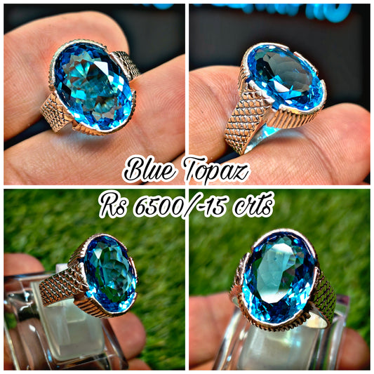 Blue Topaz Ring