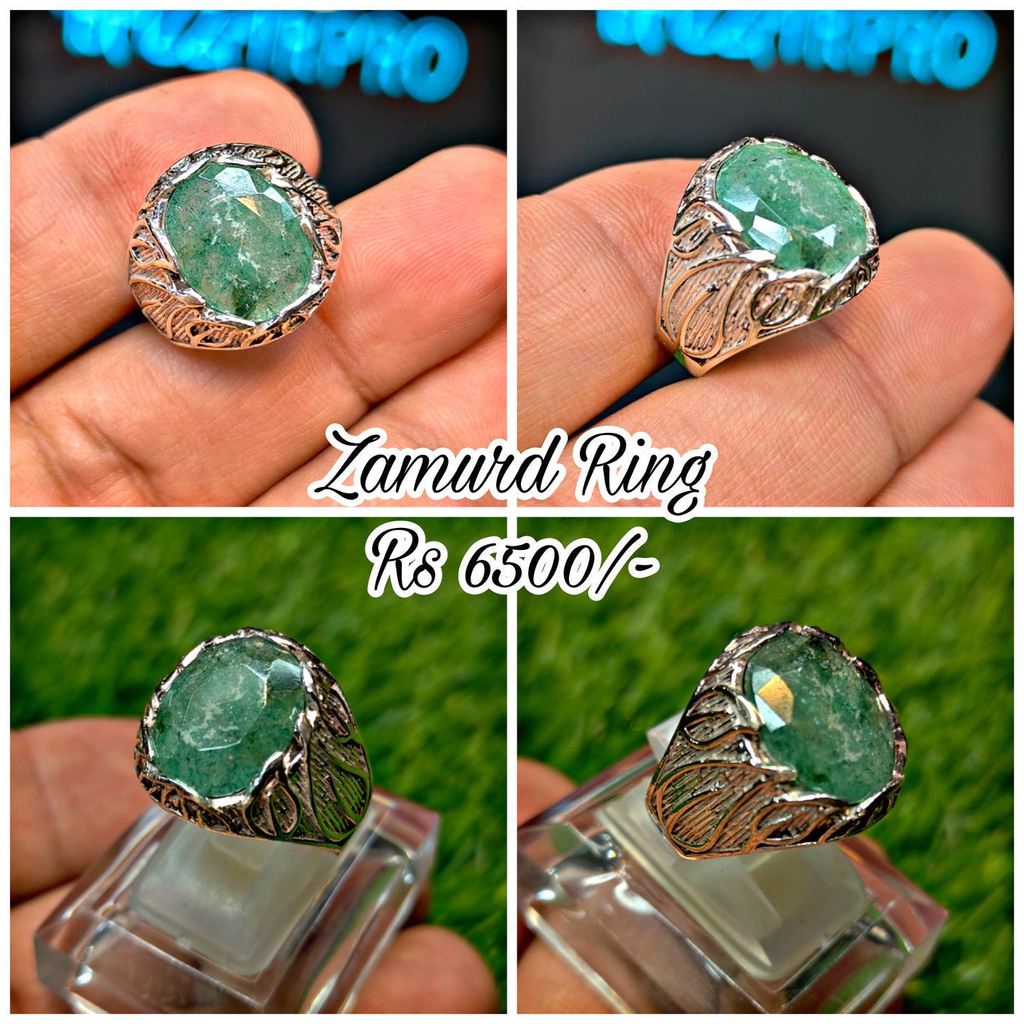Premium Quality Zamurd Ring