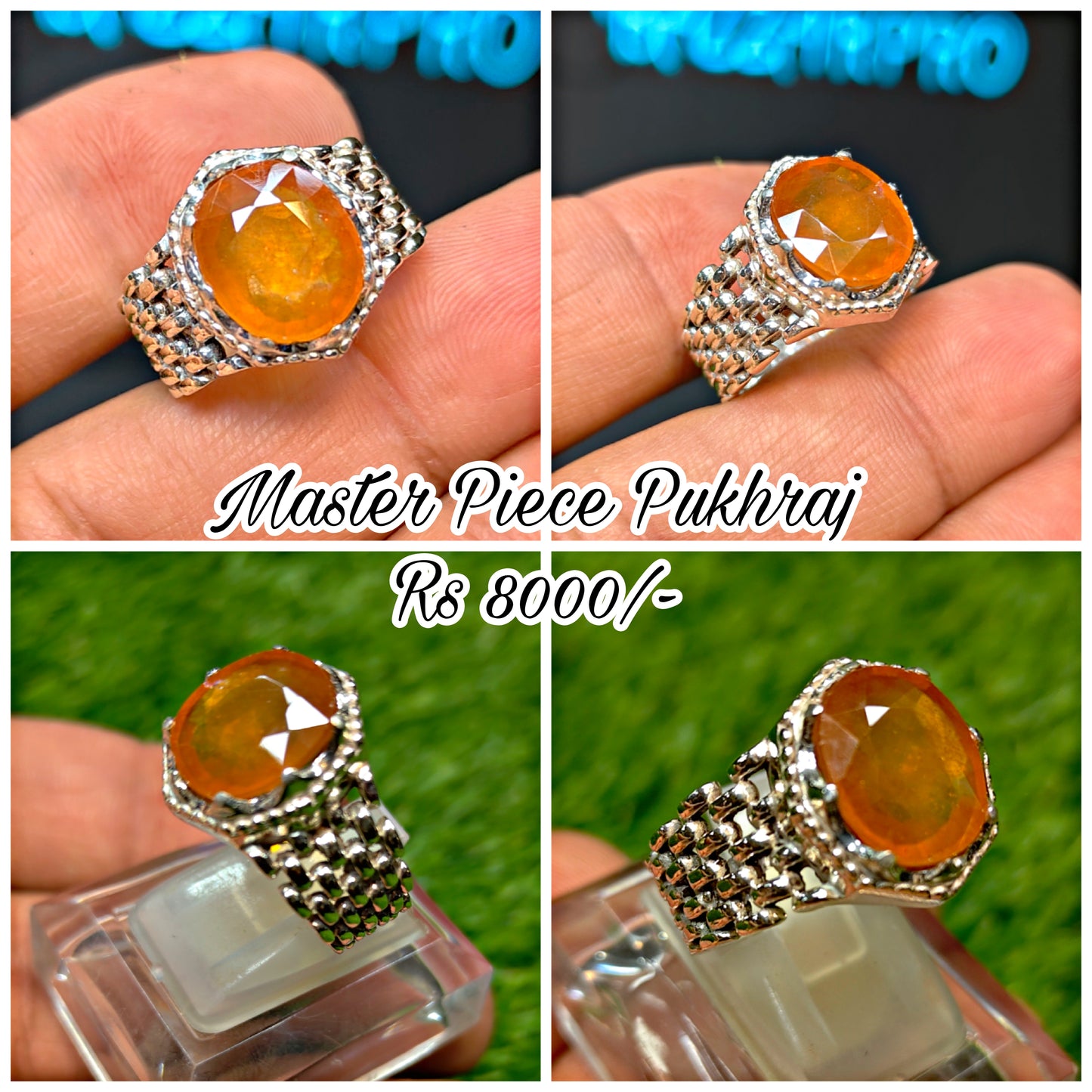Premium Quality Pukhraj Ring