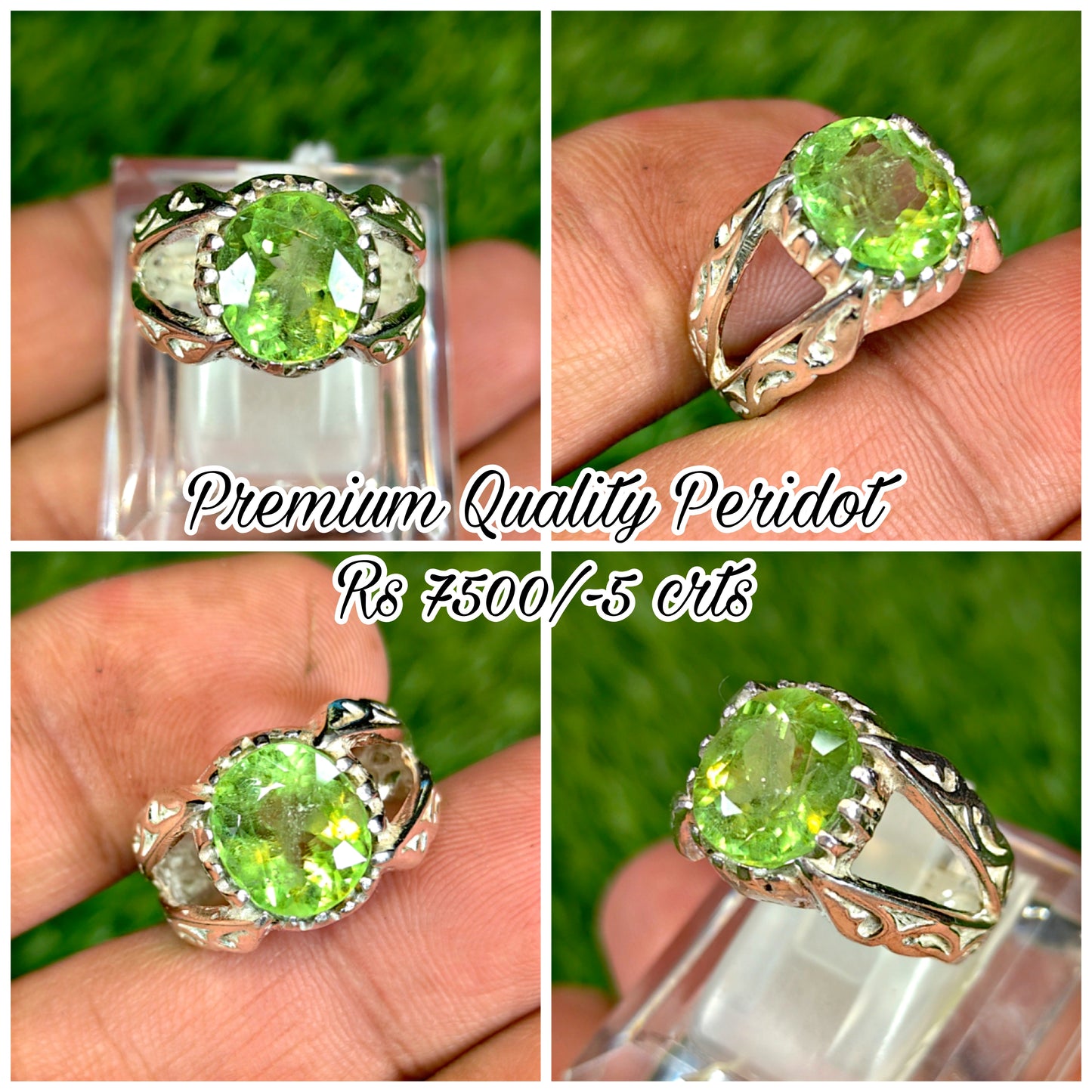 Premium Quality peridot Ring