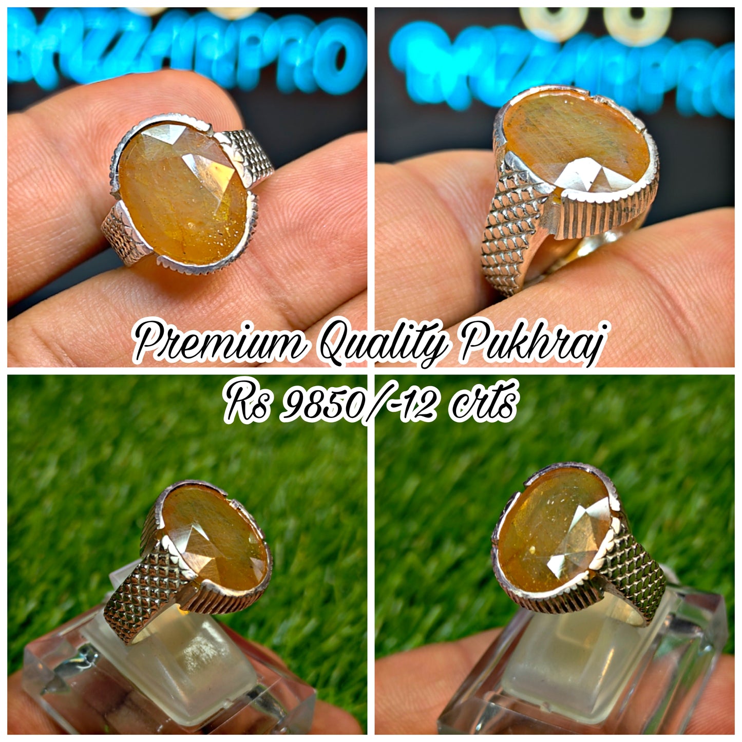 Premium Quality Pukhraj Ring