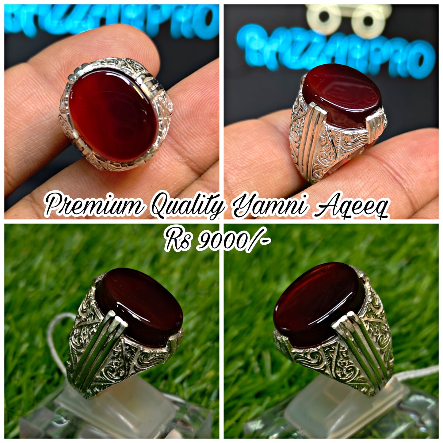 Premium Quality Yamni Aqeeq Ring