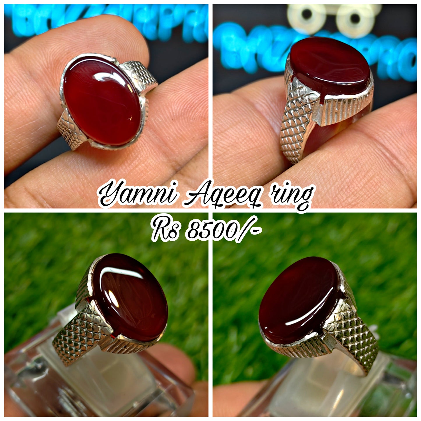 Premium Quality Yamni Aqeeq Ring