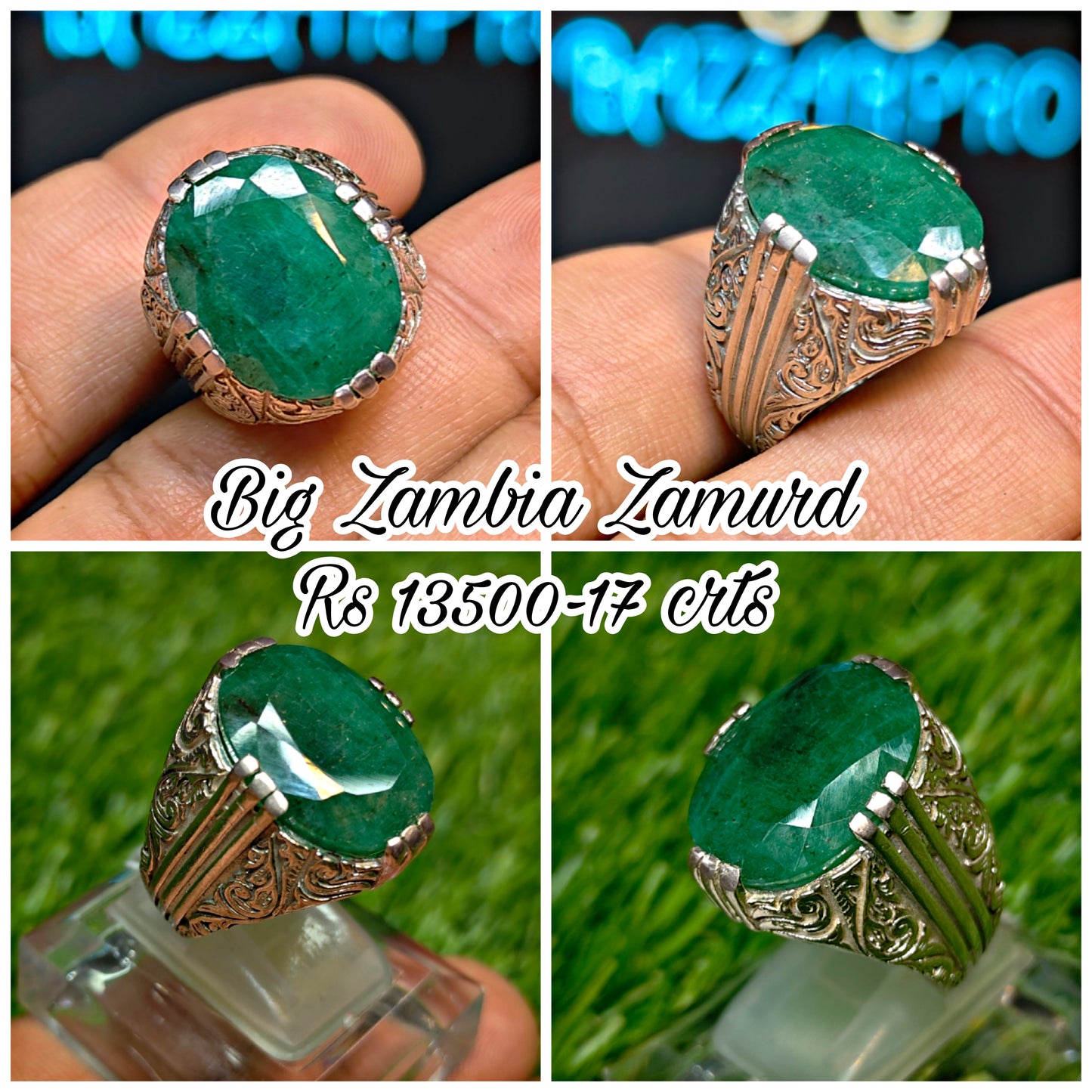 Premium Quality Zamurd Ring