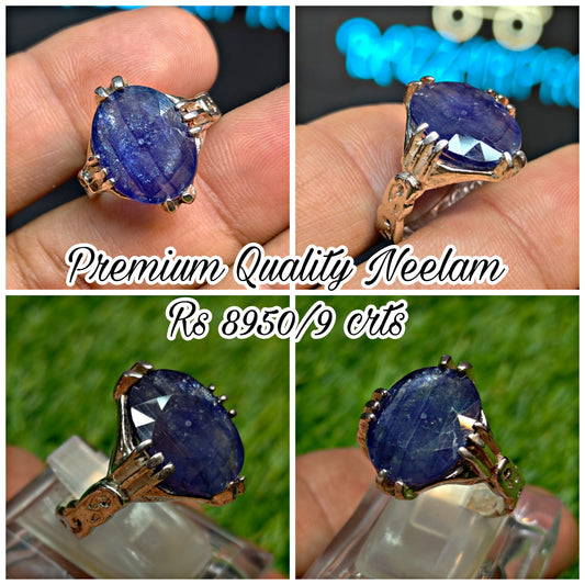 Premium Quality Neelam Ring
