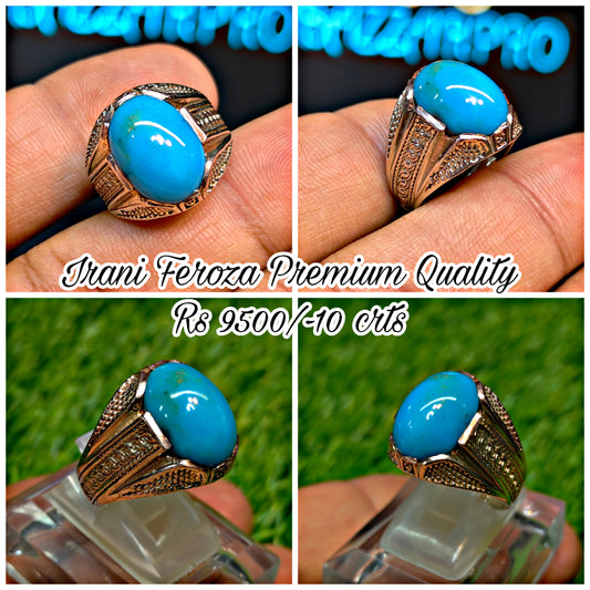 Premium Quality Irani Feroza Ring