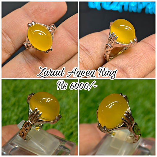 Premium Quality Zarad Aqeeq Ring
