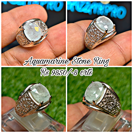 Premium Quality Aquamarine Ring