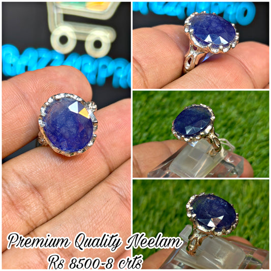 Premium Quality Neelam Ring