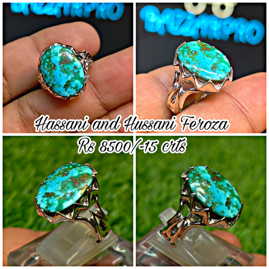 Premium Quality Hassani And Hussani Feroza Ring