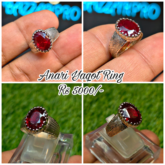 Premium Quality Anari Yaqoot Ring