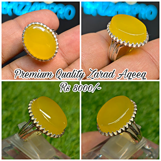 Premium Quality Zarad Aqeeq Ring