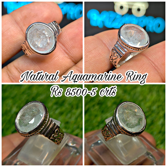 Premium Quality Aquamarine Ring