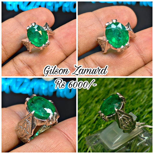 Premium Quality Gilson Zamurd Ring