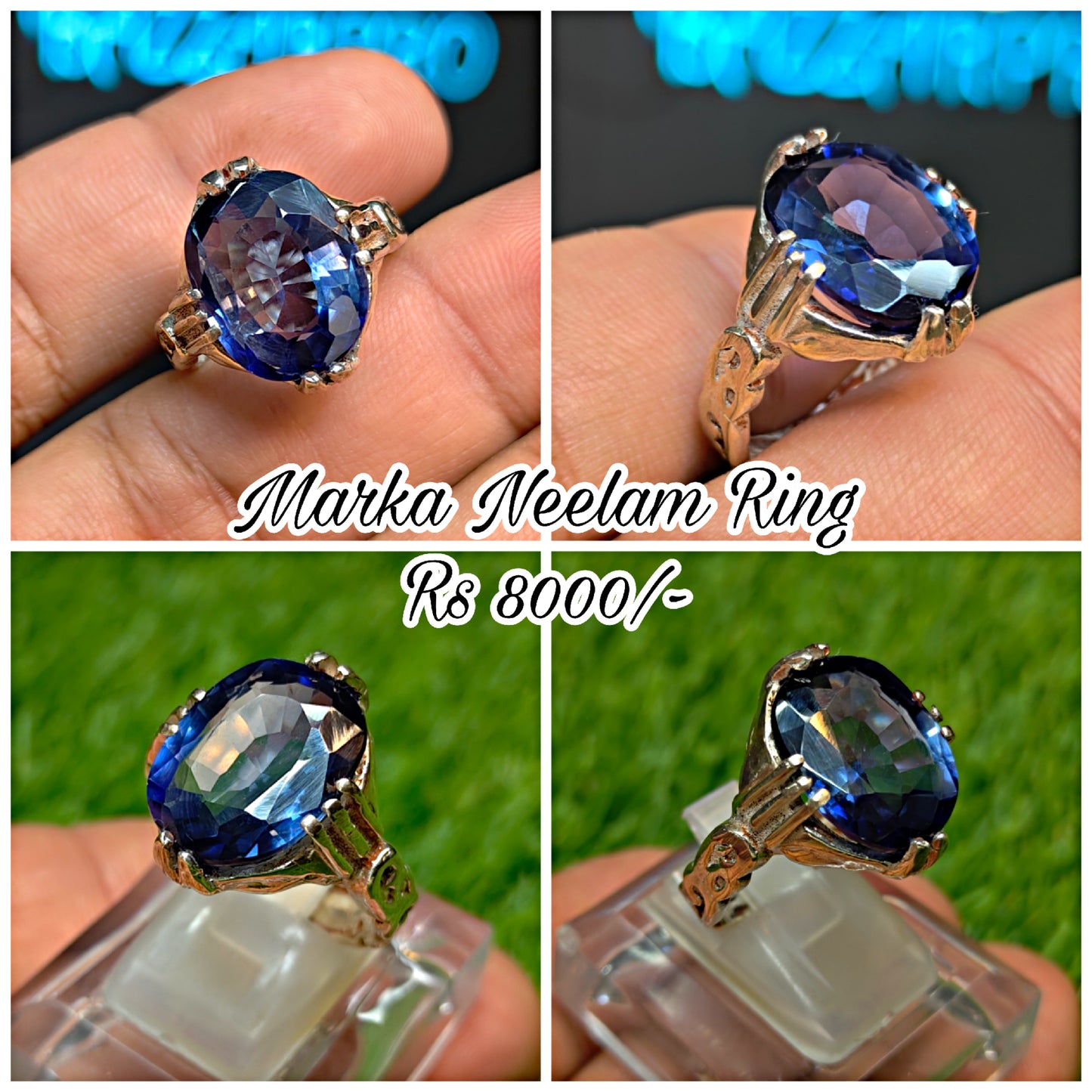 Premium Quality Marka Neelam Ring