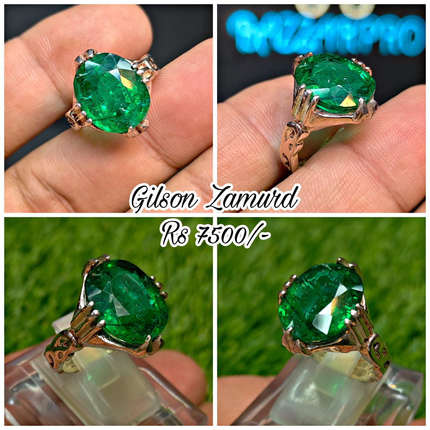 Premium Quality Gilson Zamurd Ring
