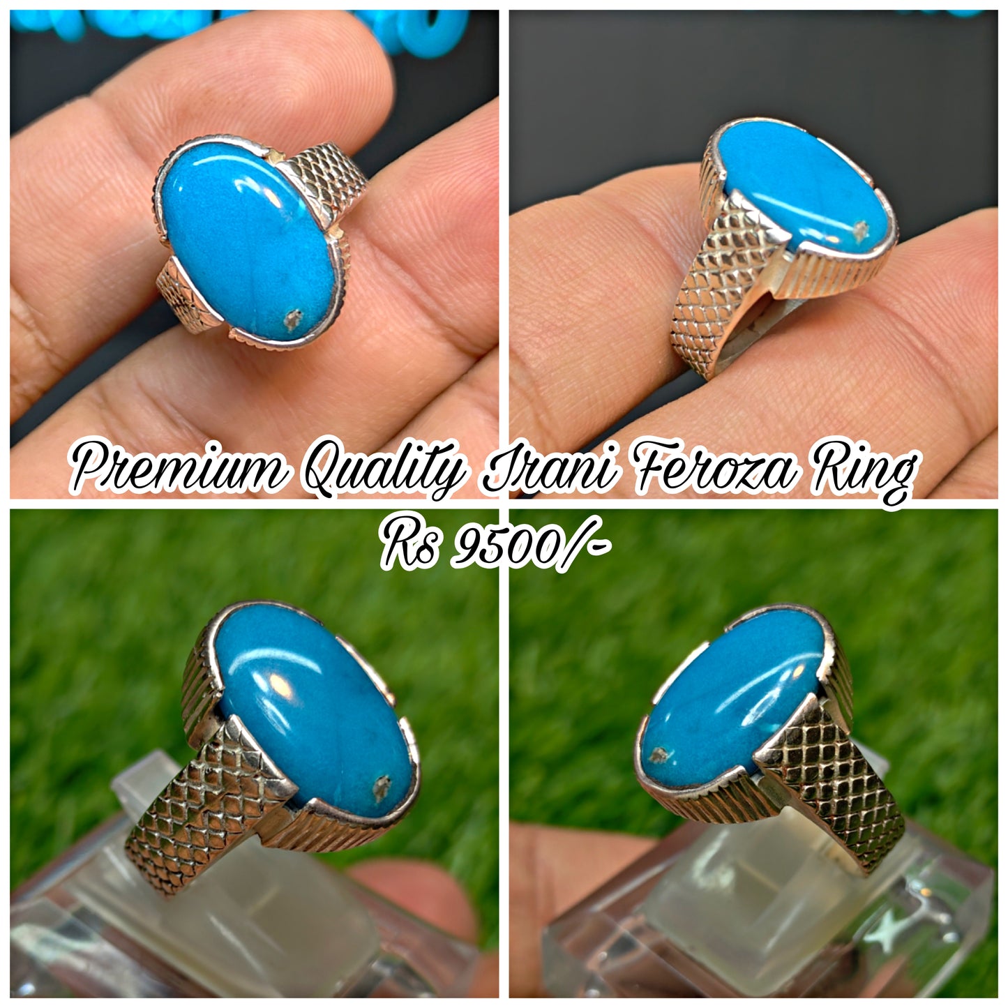 Premium Quality Irani Feroza Ring