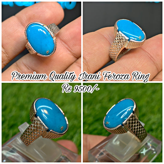 Premium Quality Irani Feroza Ring