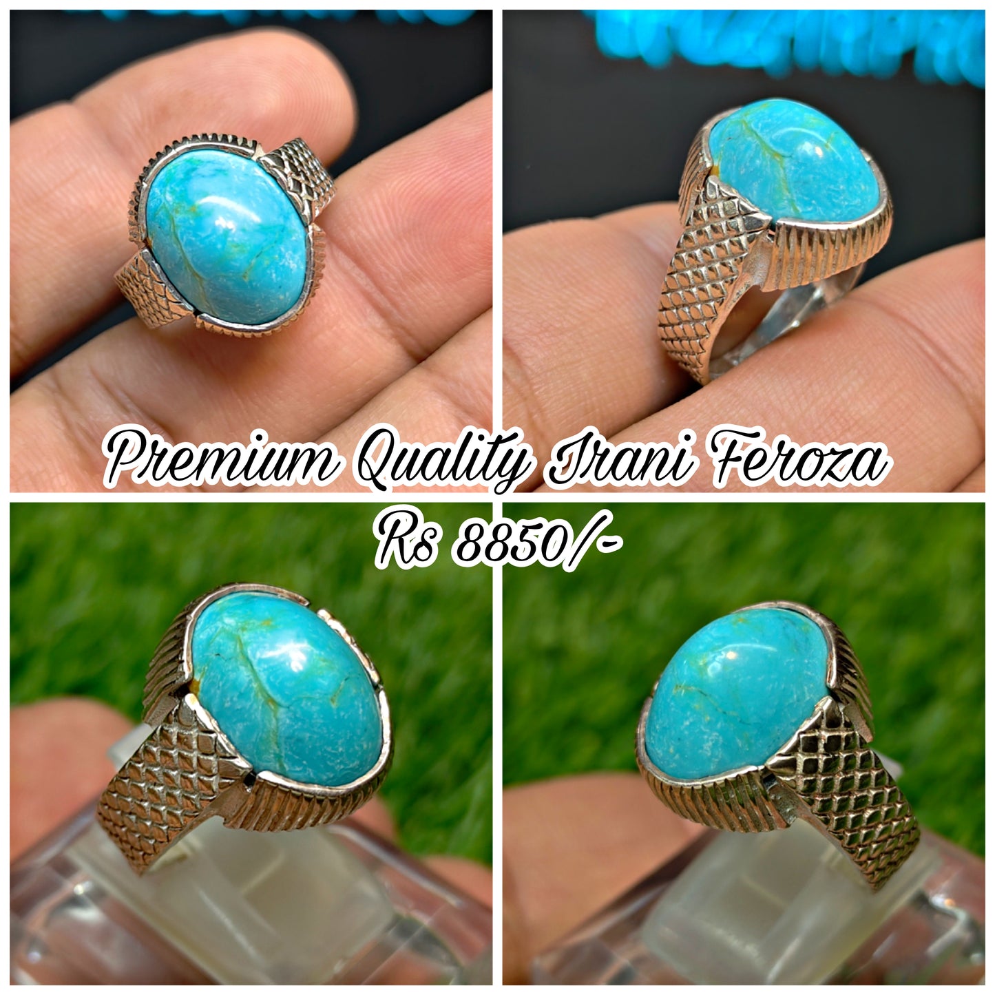 Premium Quality Irani Feroza Ring