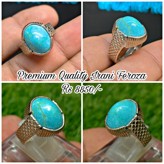 Premium Quality Irani Feroza Ring