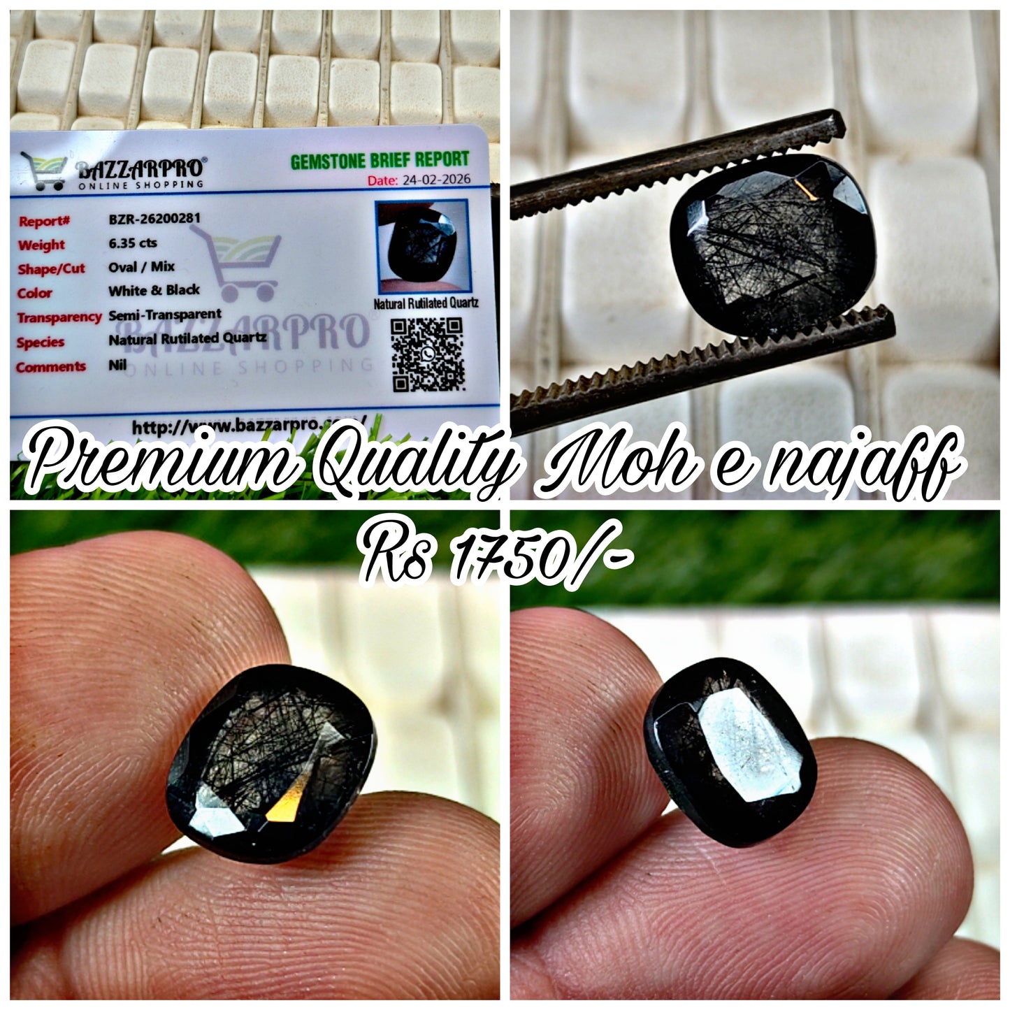 Premium Quality Moh e Najaf With Lab Certificte