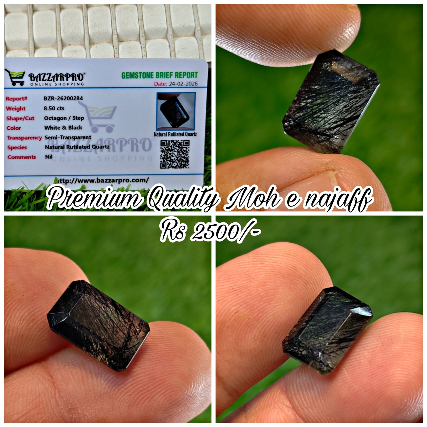 Premium Quality Moh e Najaf With Lab Certificte