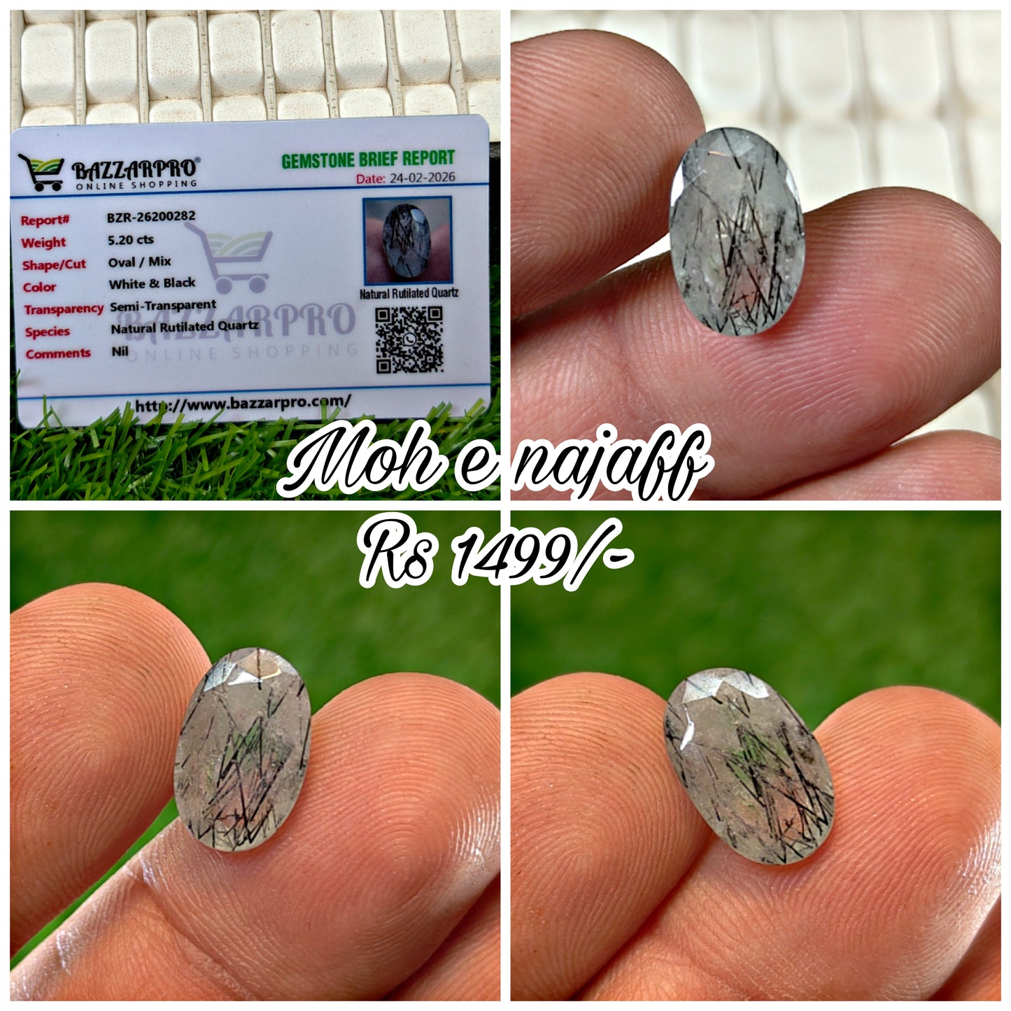 Premium Quality Moh e Najaf With Lab Certificte