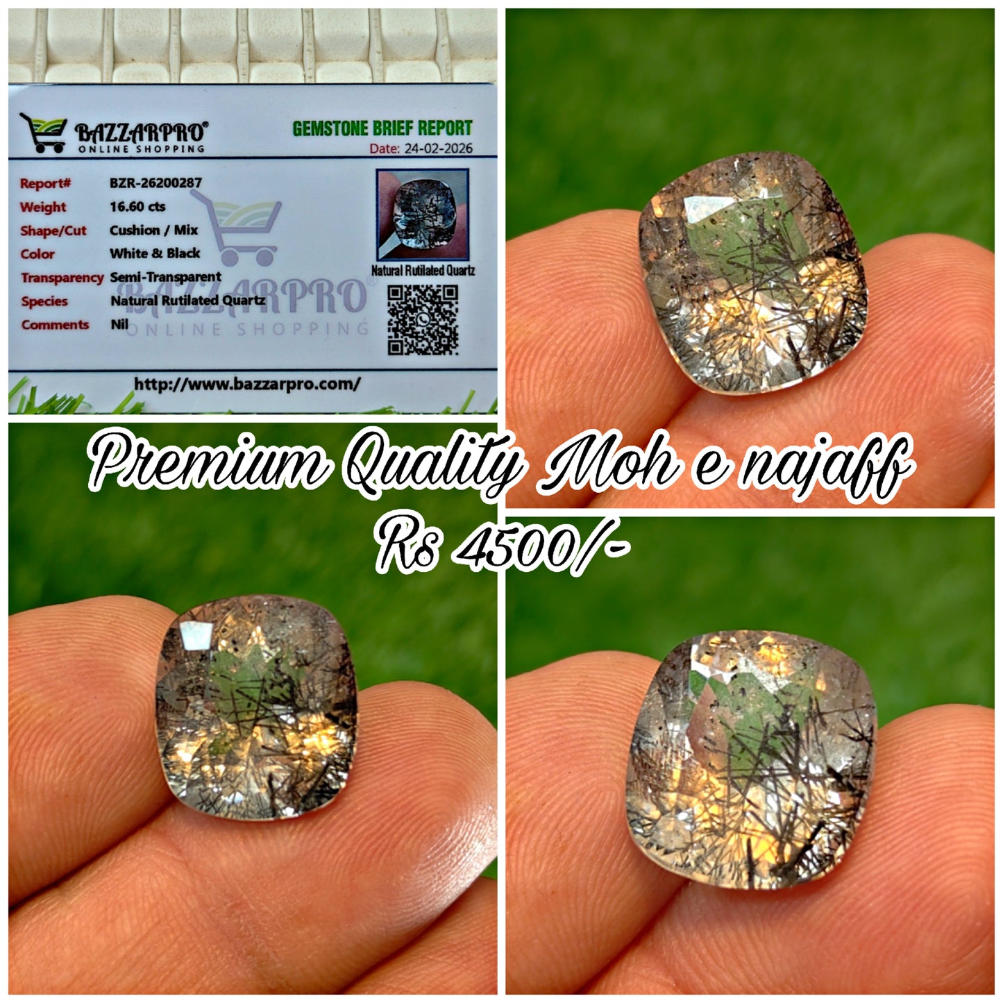 Premium Quality Moh e Najaf With Lab Certificte