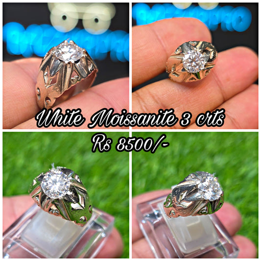 Premium Quality White Moissanite Ring