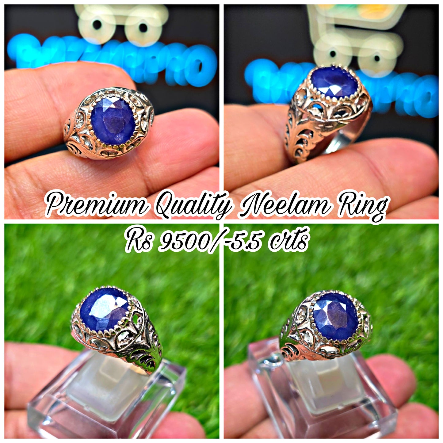 Premium Quality Neelam Ring