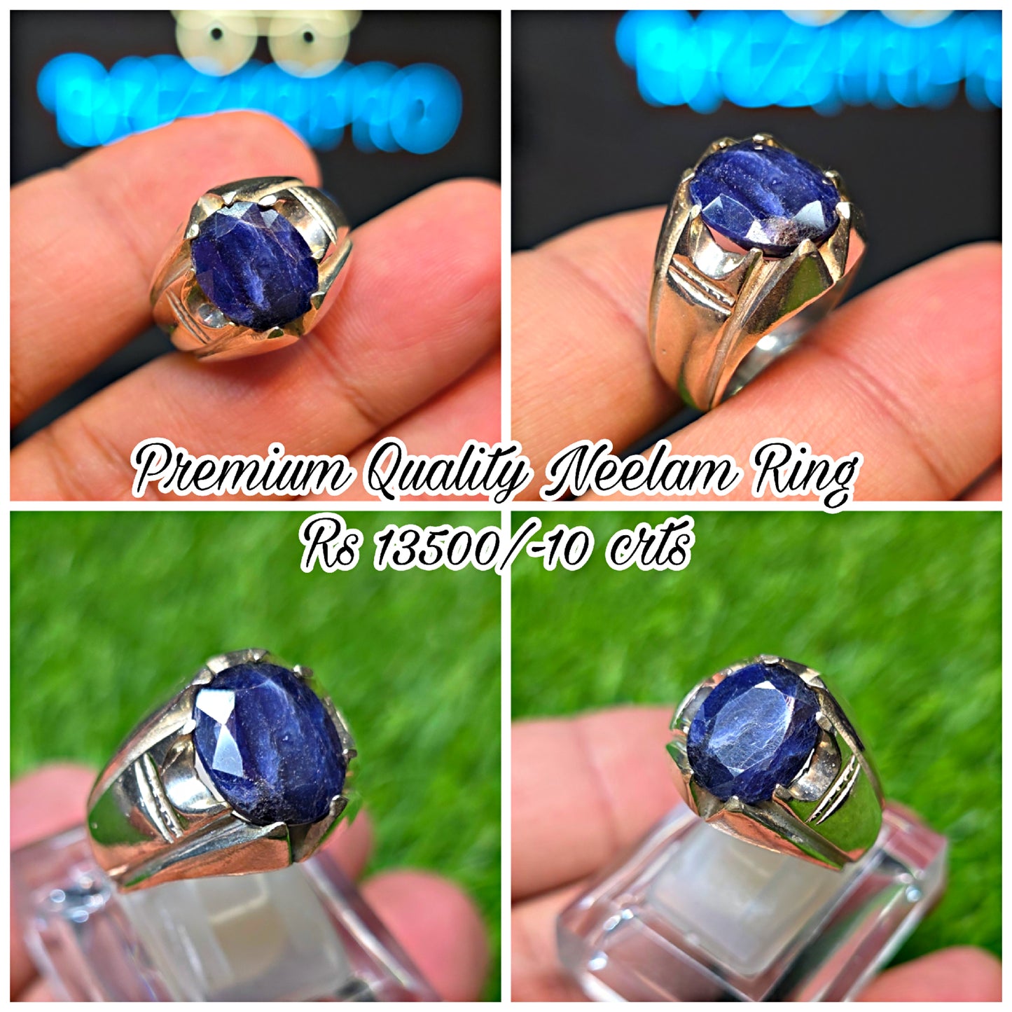 Premium Quality Neelam Ring