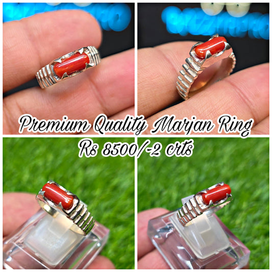 Premium Quality Marjan Ring
