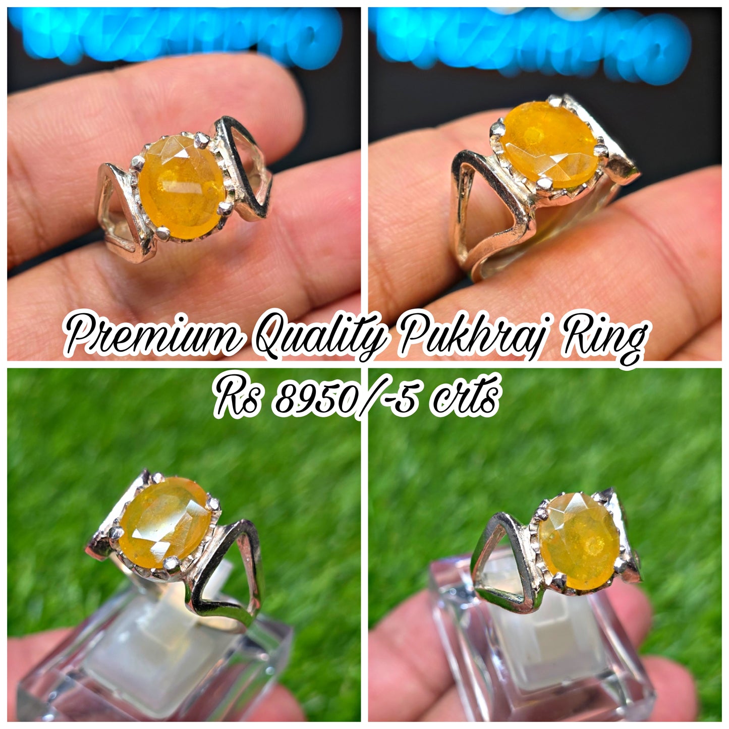 Premium Quality Pukhraj Ring