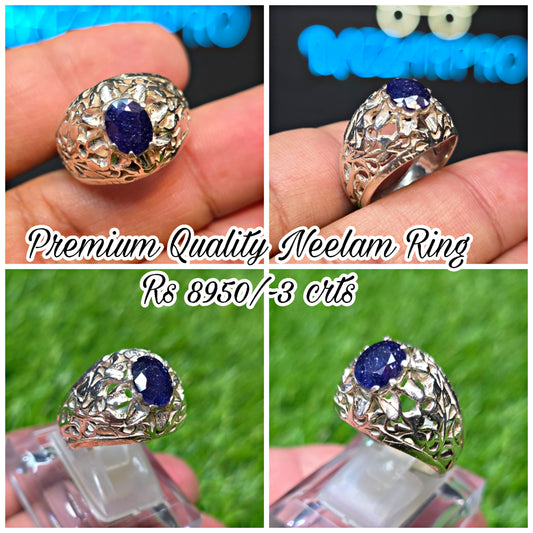 Premium Quality Neelam Ring