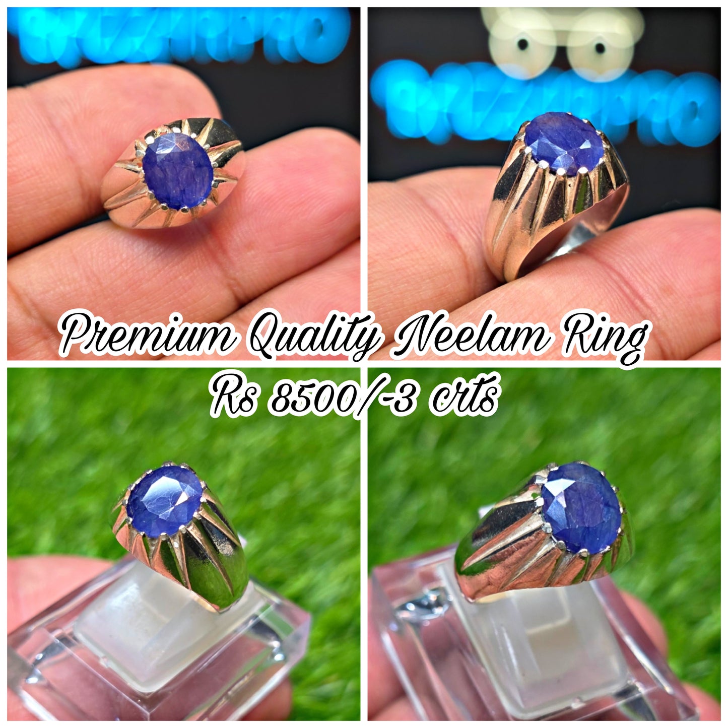 Premium Quality Neelam Ring