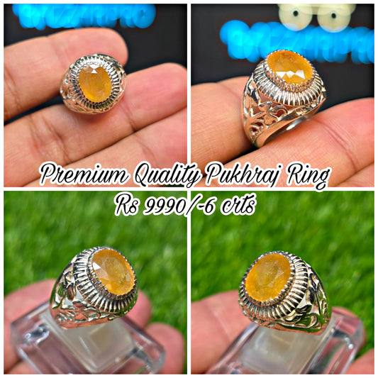 Premium Quality Pukhraj Ring