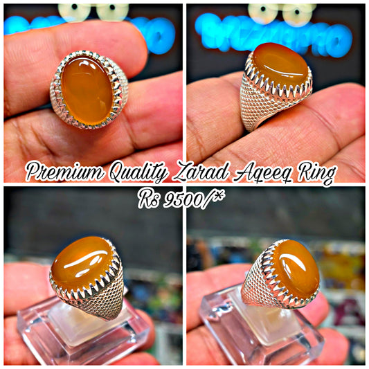 Premium Quality Zarad Aqeeq Ring
