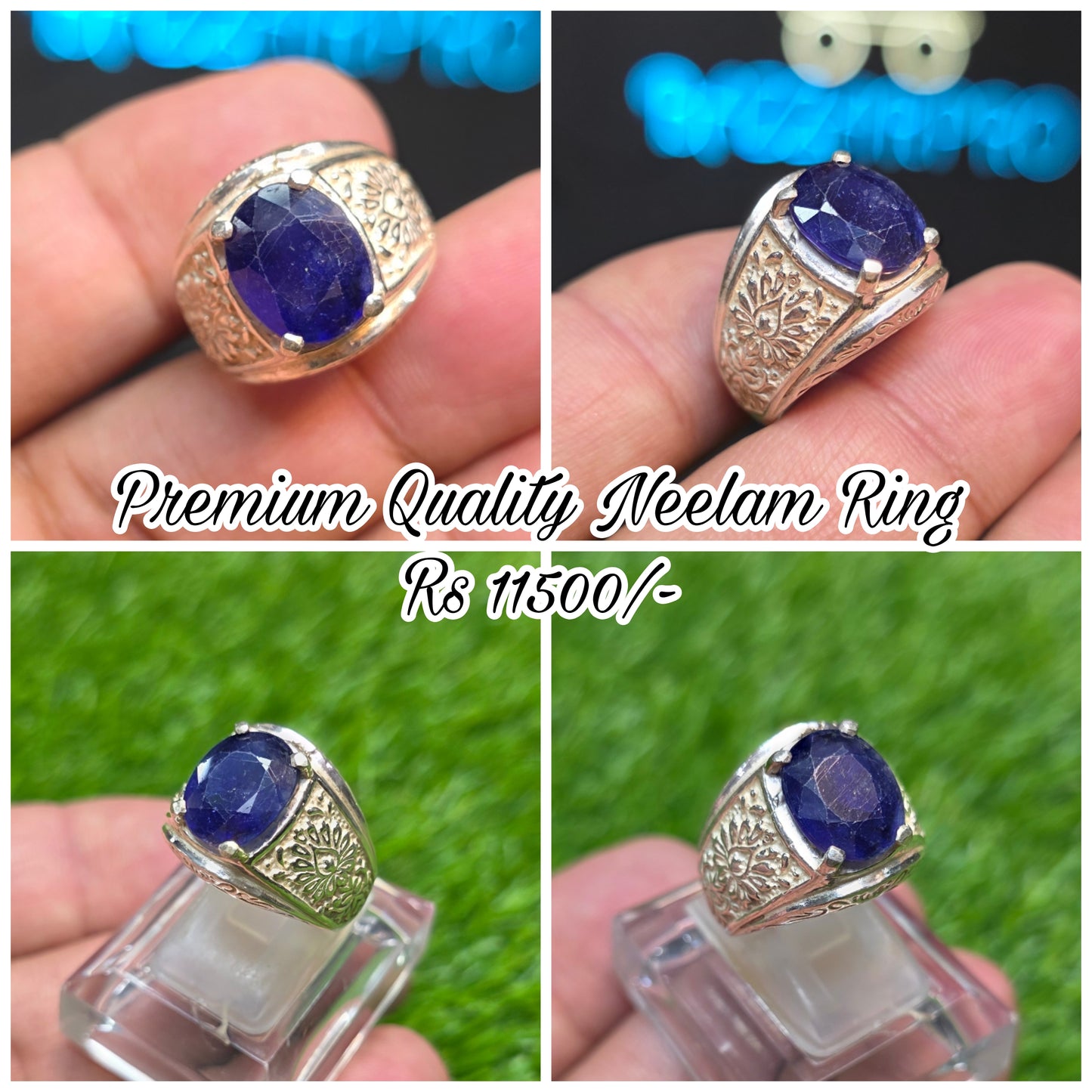 Premium Quality Neelam Ring