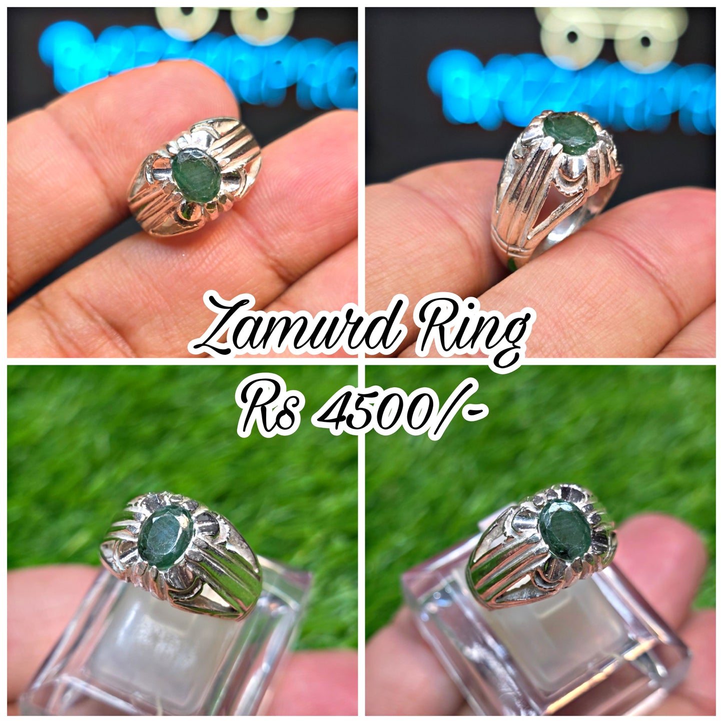 Premium Quality Zamurd Ring