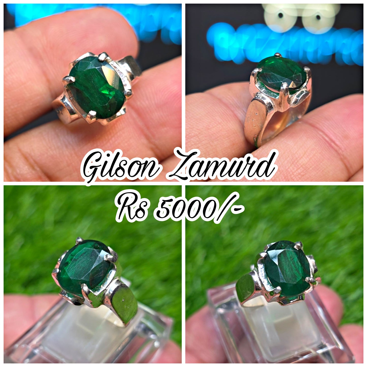 Premium Quality Gilson Zamurd Ring