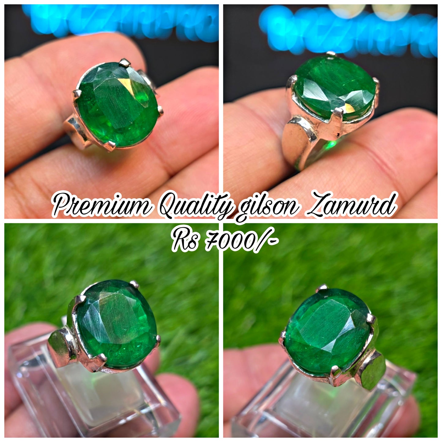 Premium Quality Gilson Zamurd Ring